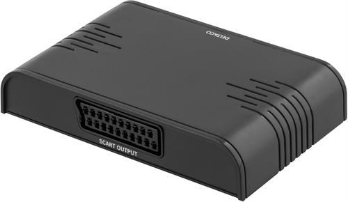 Deltaco signalomvandlare, HDMI till SCART, 1080p