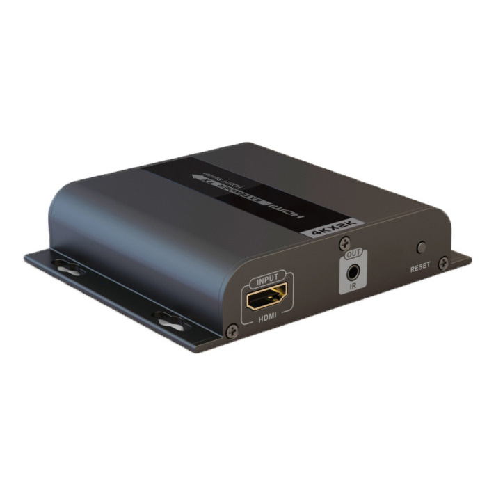 HDMI-förlängning över Ethernet, HDbitT, UHD, IR, 120m, svart