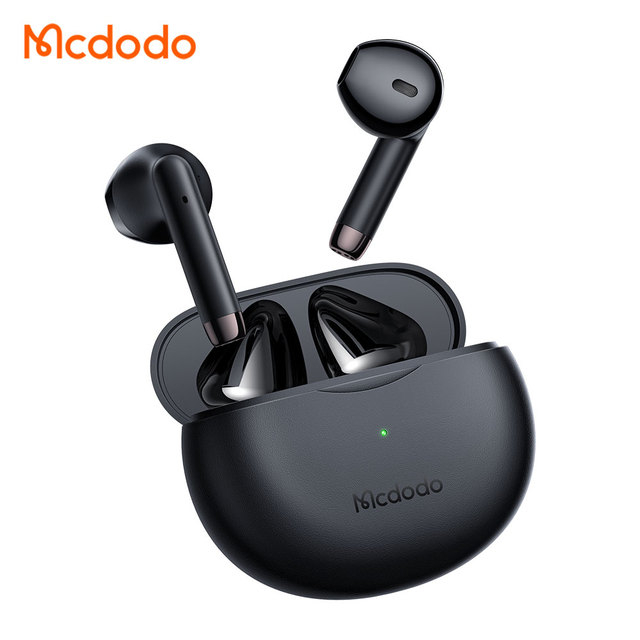 McDodo HP-8031 TWS In Ear hörlurar, Bluetooth 5.0, svart