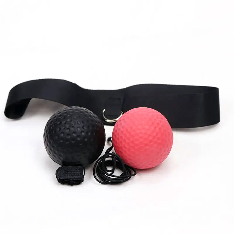 Pannband med boll för pannbandsboxning, 31-24cm, 2 bollar