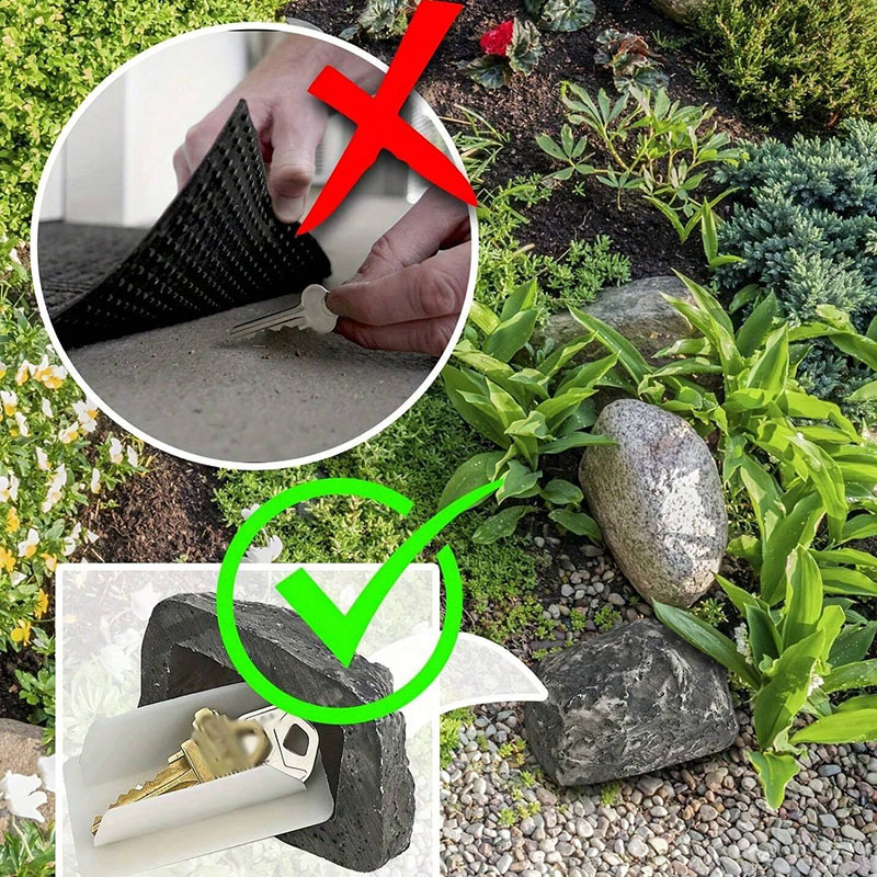 Diskret nyckelgömma för utomhusbruk