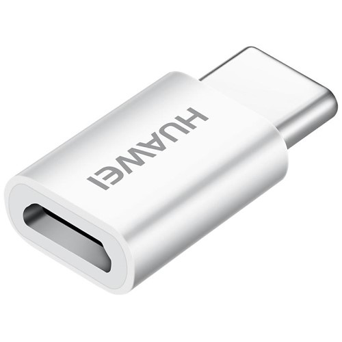 Huawei AP52 original Micro-USB till USB-C adapter, vit