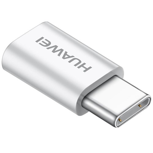 Huawei AP52 original Micro-USB till USB-C adapter, vit