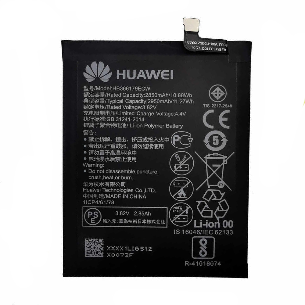 Huawei HB366179ECW battery nova2 battery 2850mAh