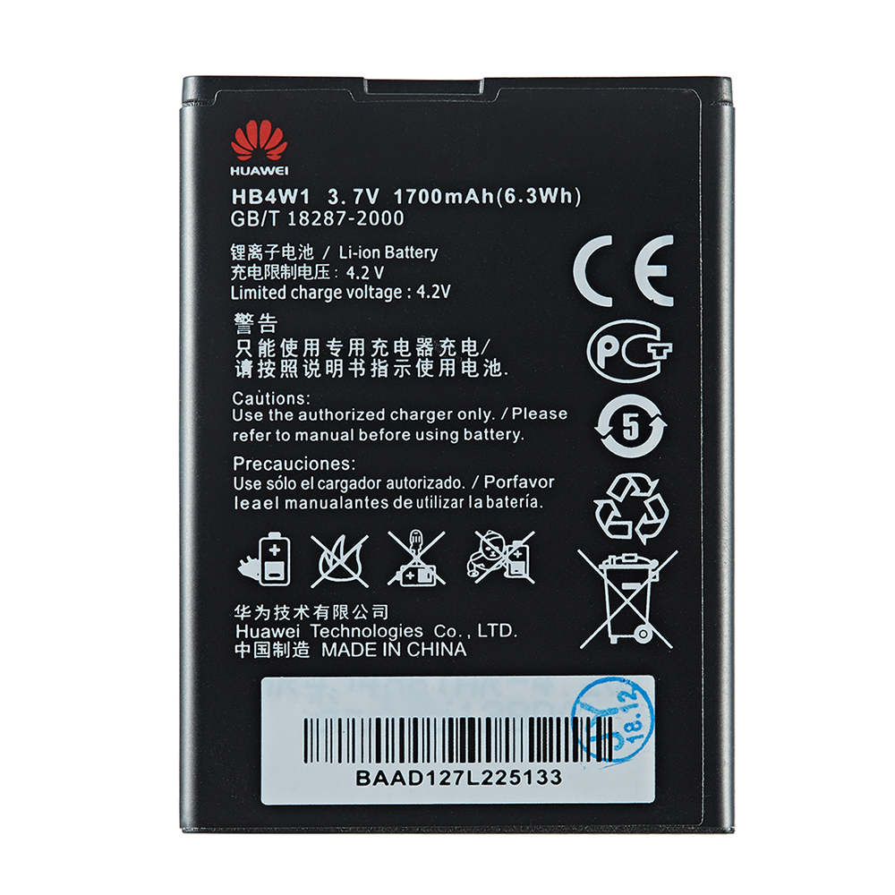 Huawei HB4W1 C8813 G510 T8951 U8951D C8951D Y210C Battery