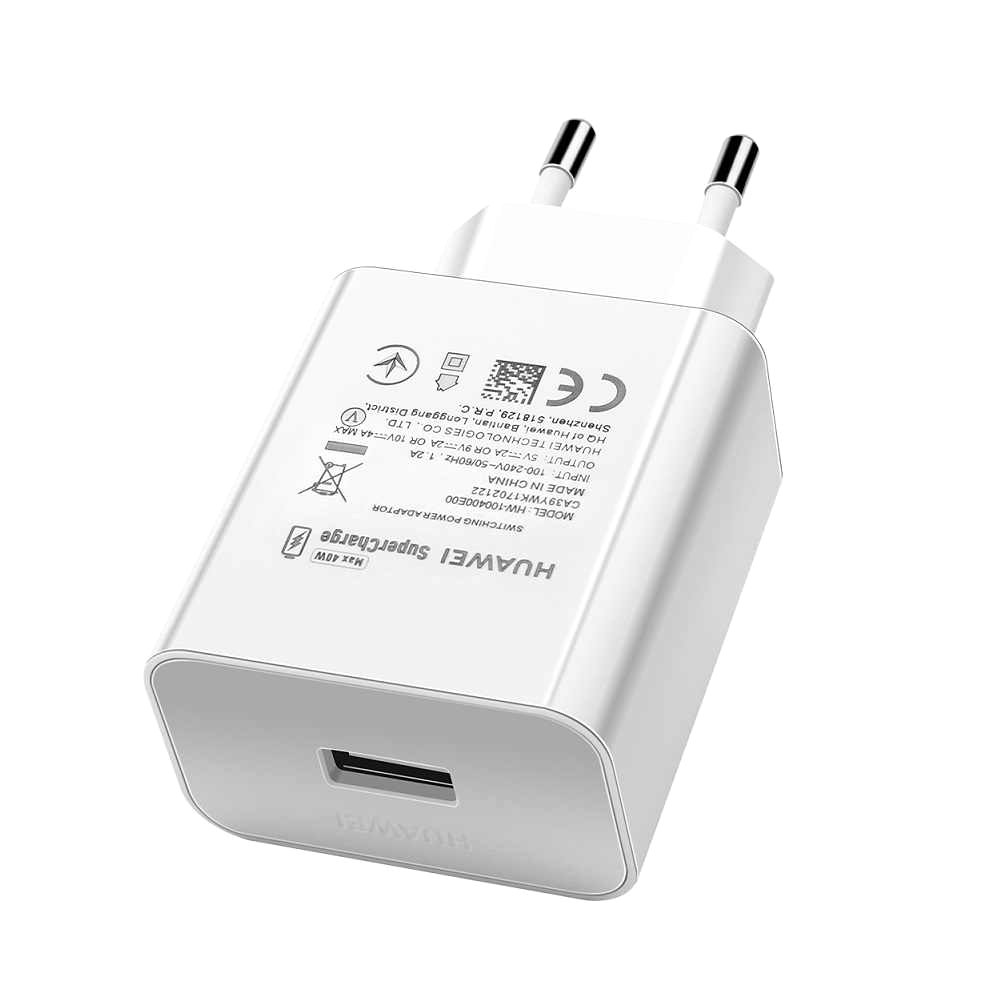 Huawei HW-100400E00 , 40W Fast charger EU spec M, white