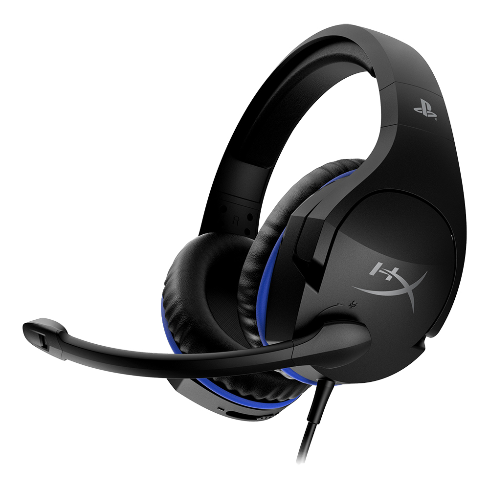 HyperX Cloud Stinger PS5-licensierat headset, 3.5mm, svart/blå