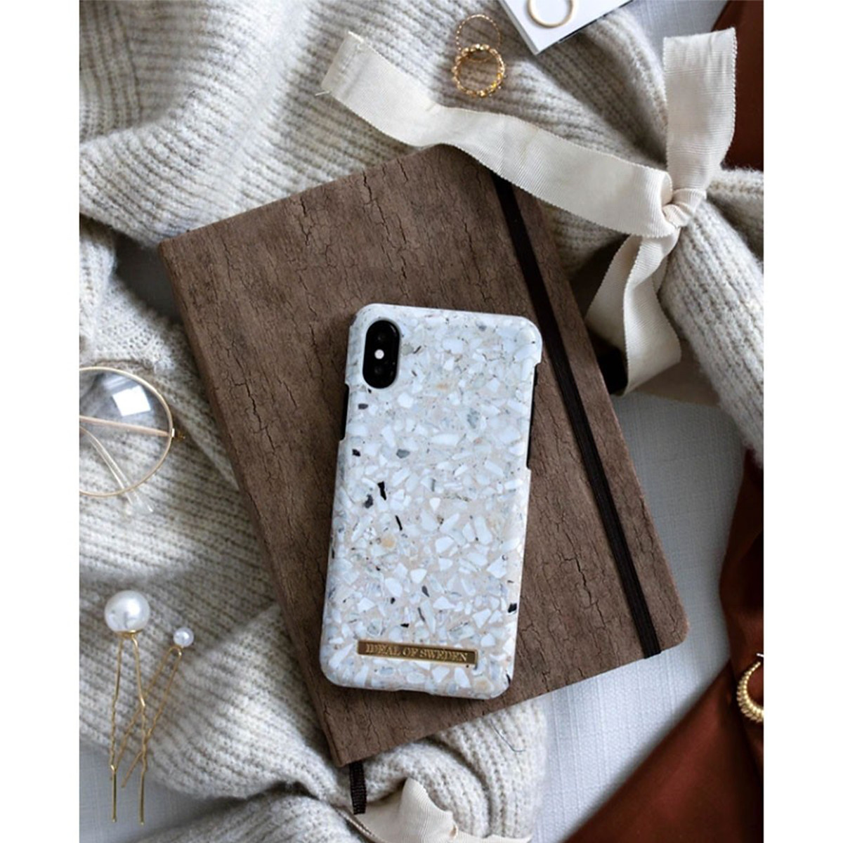 iDeal Fashion Case, 8/7/6/6S Plus, Greige terazzo