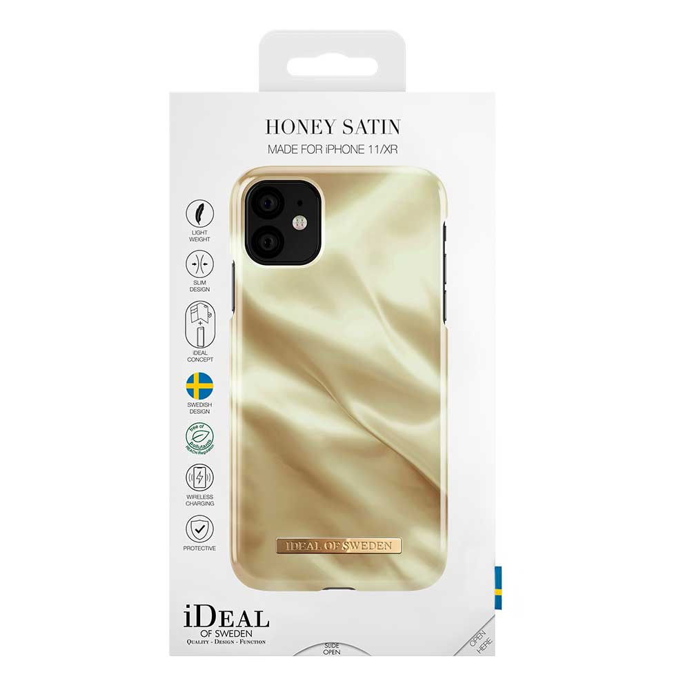 iDeal Fashion Case magnetskal till iPhone 11/XR, Honey Satin