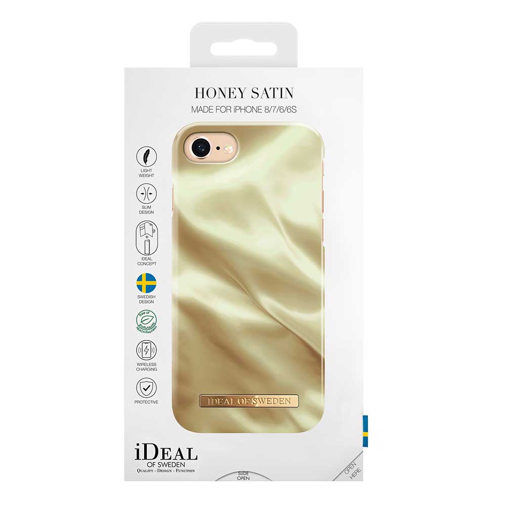 iDeal Fashion Case iPhone 8/7/6, Honey Satin