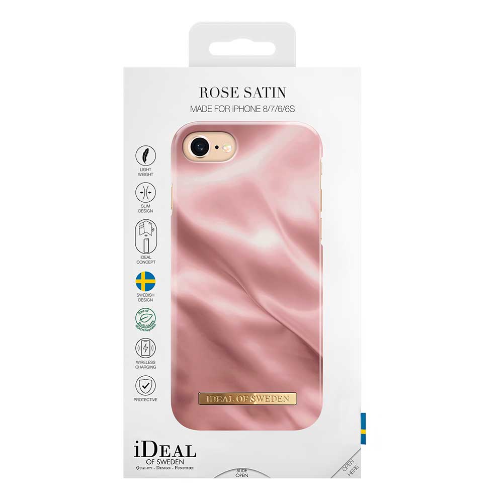 iDeal Fashion Case iPhone 8/7/6/6S, Rose Satin