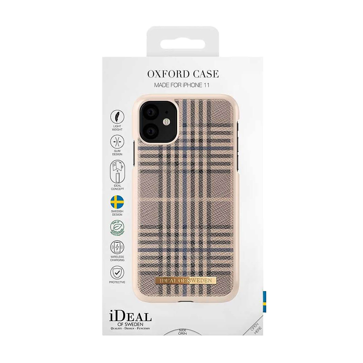 iDeal Fashion Case Oxford, iPhone 11, beige