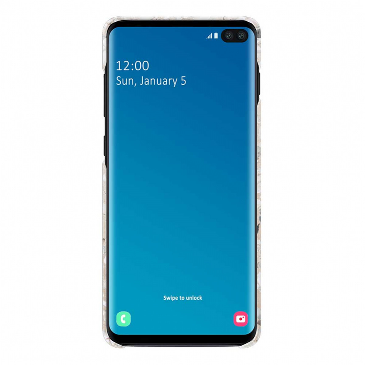 iDeal Fashion Case, Samsung Galaxy S10 Plus, Greige terazzo