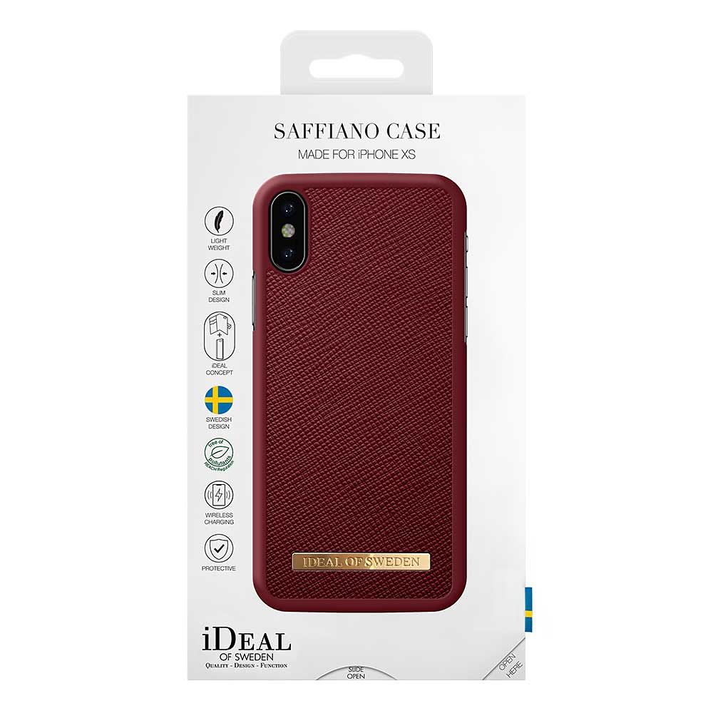 iDeal Fashion Case, iPhone X/XS, Burgundy