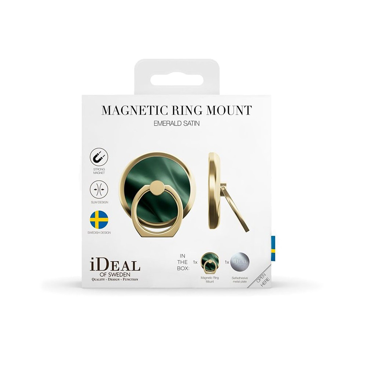 iDeal Magnetic Ring mount, Emerald satin