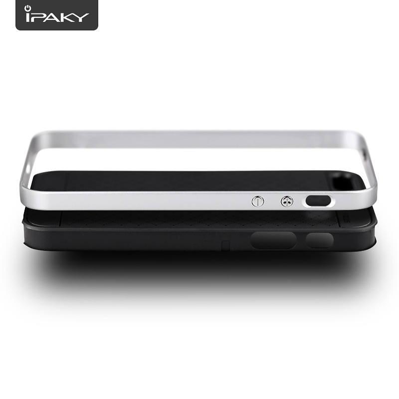 IPAKY Hybrid TPU skal till iPhone 5/5S, svart