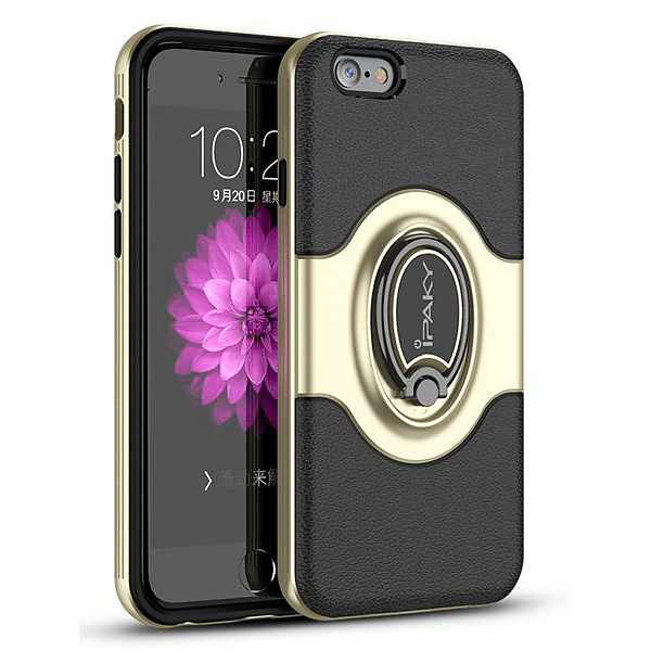 IPAKY magnetiskt skal med ställ, iPhone 6/6S Plus, guld