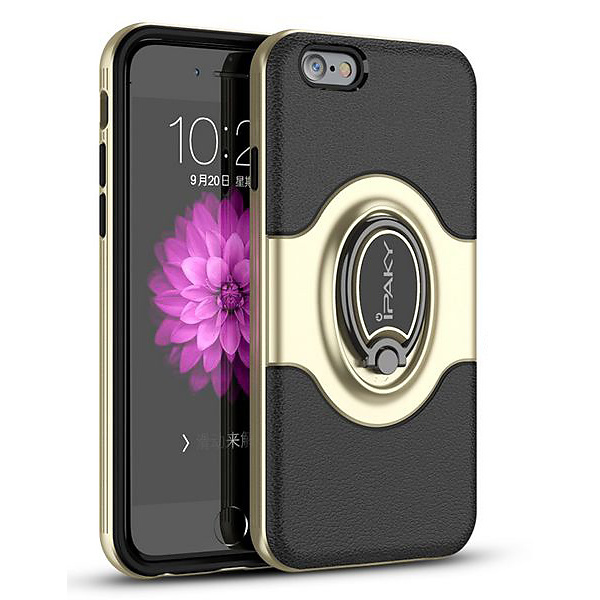IPAKY magnetiskt skal med ställ, iPhone 6/6S, guld