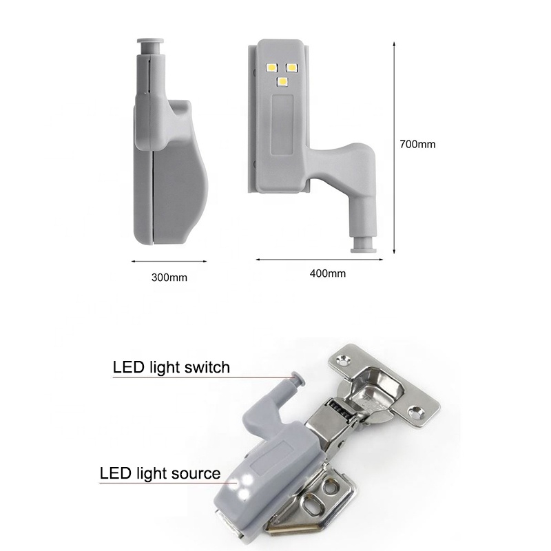 LED-belysning för hyllor, batteridriven, 2-pack