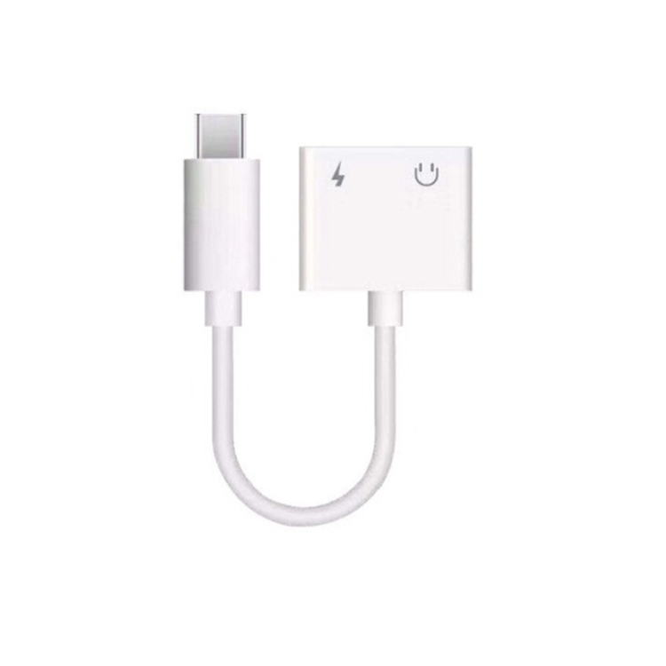 USB-C till USB-C+3.5mm hörlursadapter, snabbladdning, 3A