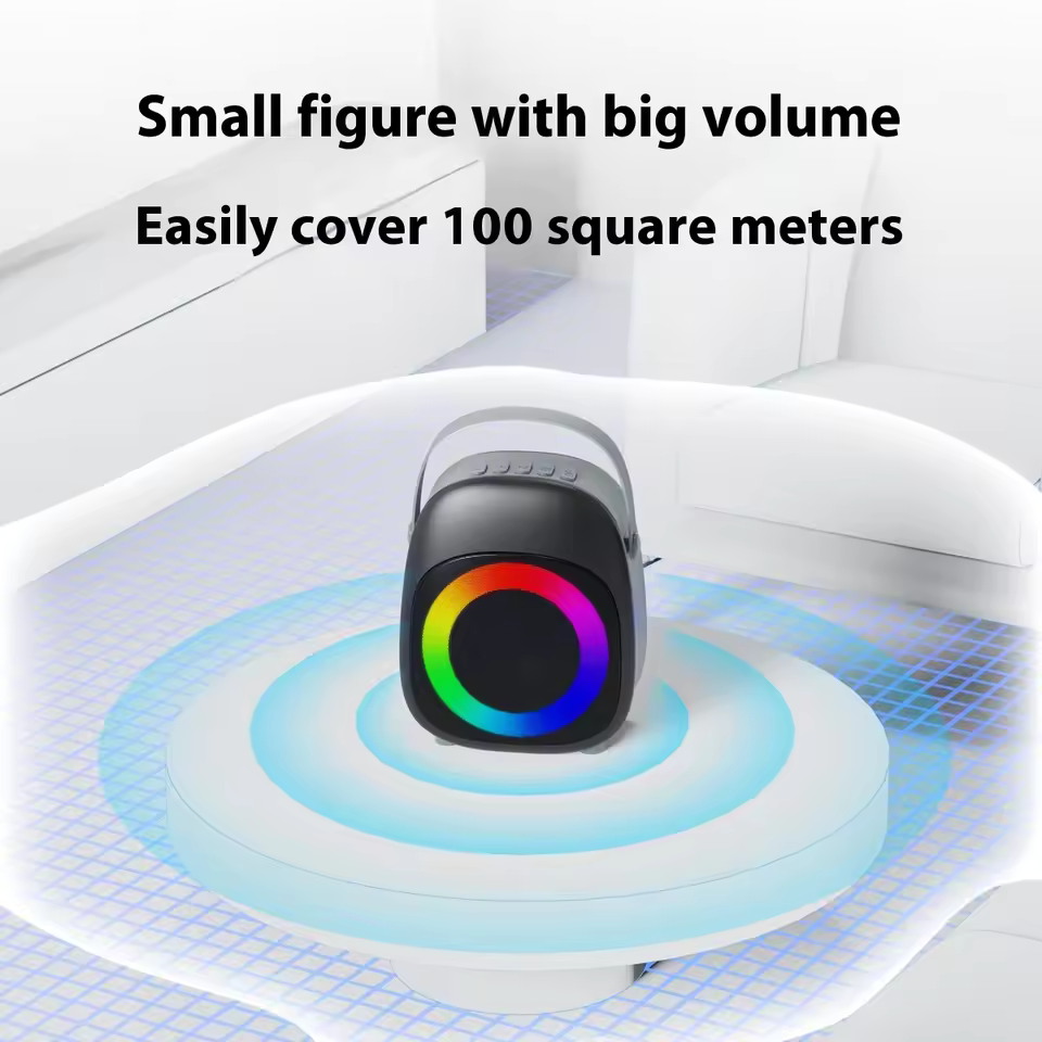 T22 Plus Bluetooth-högtalare med 2 mikrofoner, BT5.0, 2000mAh