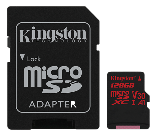 Kingston microSDXC Canvas React 100R/70W UHS-I, 128GB