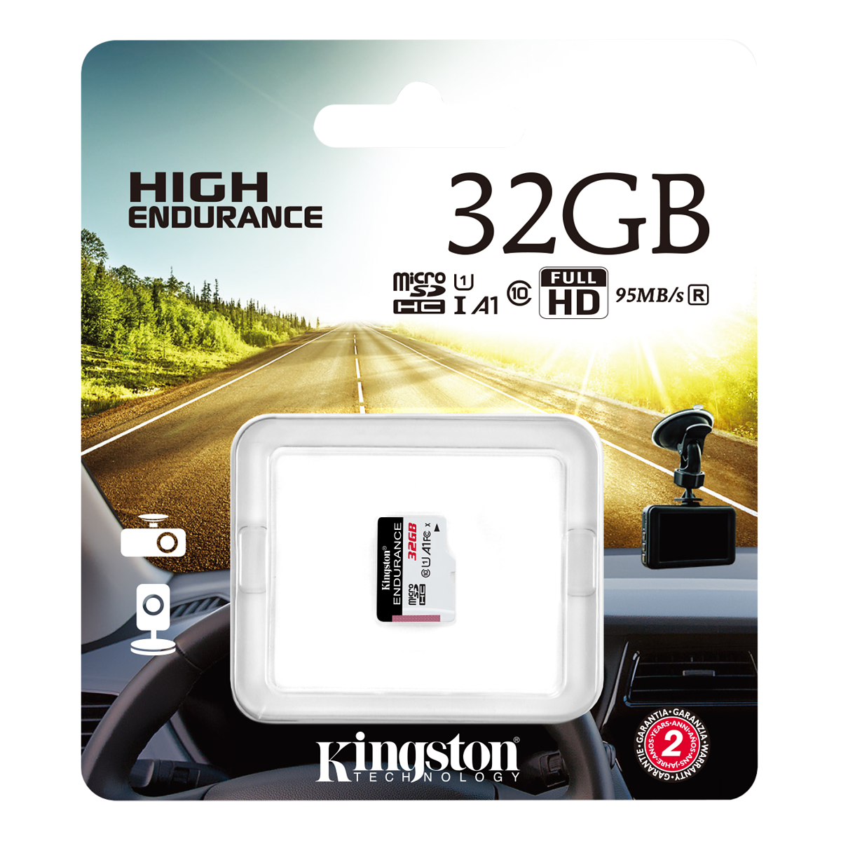 Kingston Endurance MicroSDHC 95R/30W UHS-I, 32GB