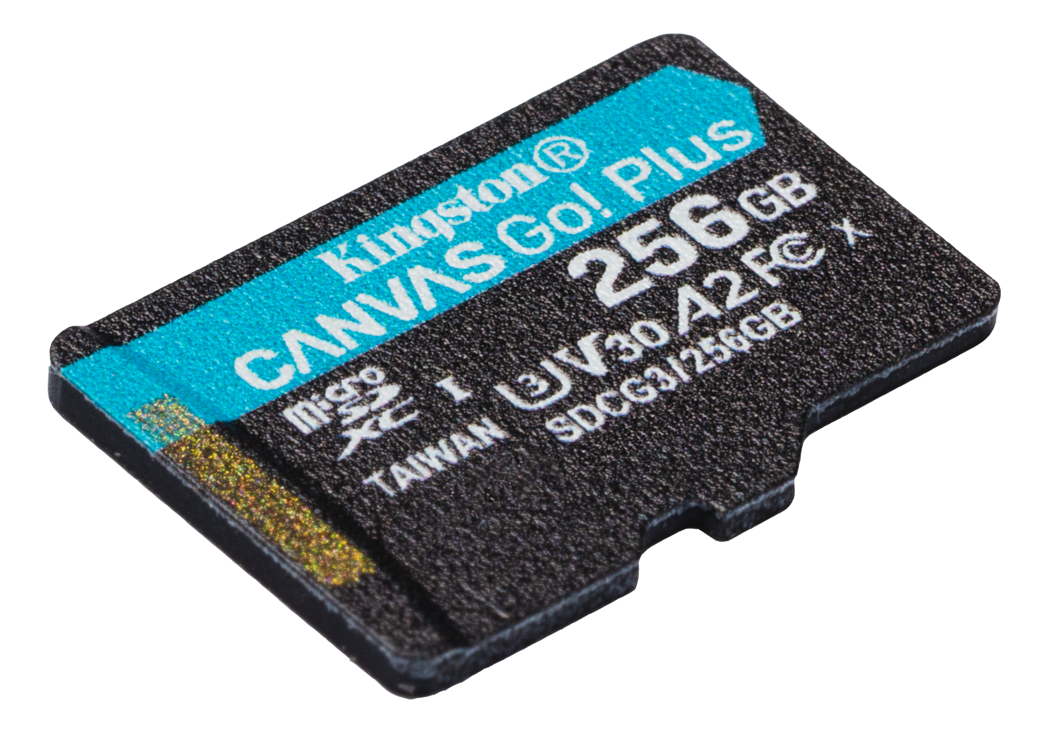 Kingston microSDXC, Canvas Go Plus, 256GB, svart