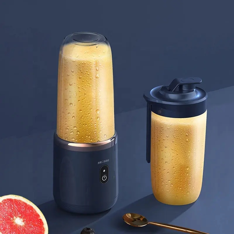 Bärbar smoothie-mixer, 40W, 400ml, blå