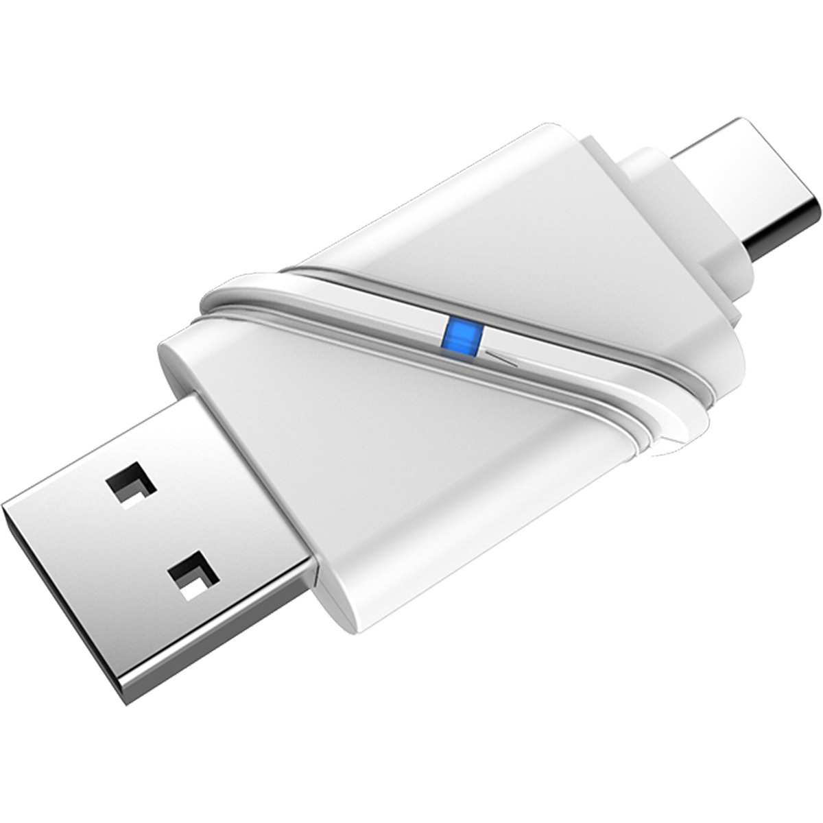 Kortläsare USB-A, USB-C till Micro SD, USB 3.1