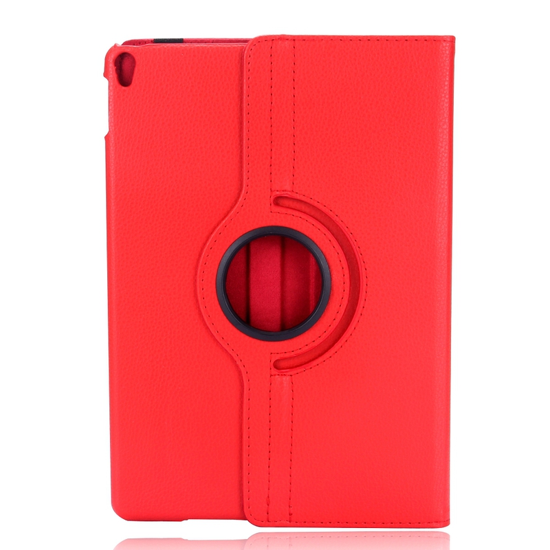 Läderfodral med roterbart ställ till iPad Air 3+Pro 10.5, röd