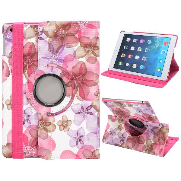 Läderfodral med roterbart ställ, iPad 9.7 (2017-2018), Air/Air 2