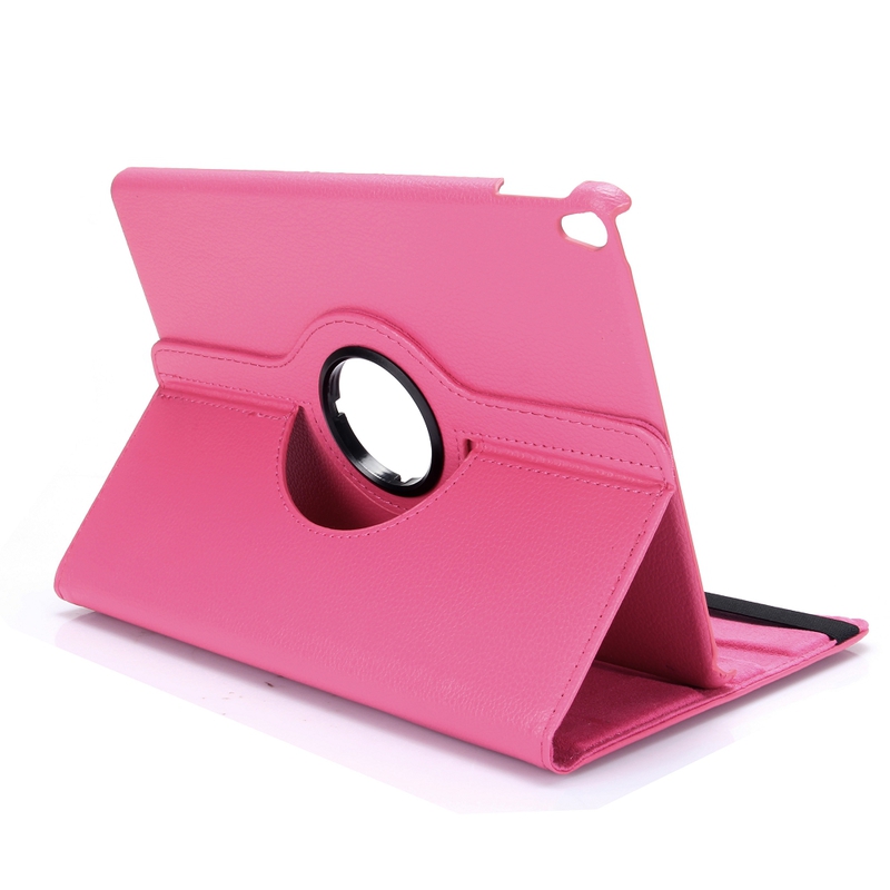 Läderfodral med roterbart ställ till iPad Air 3+Pro 10.5, rosa