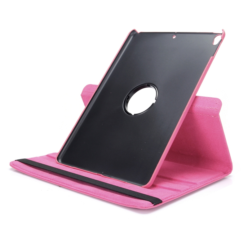 Läderfodral med roterbart ställ till iPad Air 3+Pro 10.5, rosa