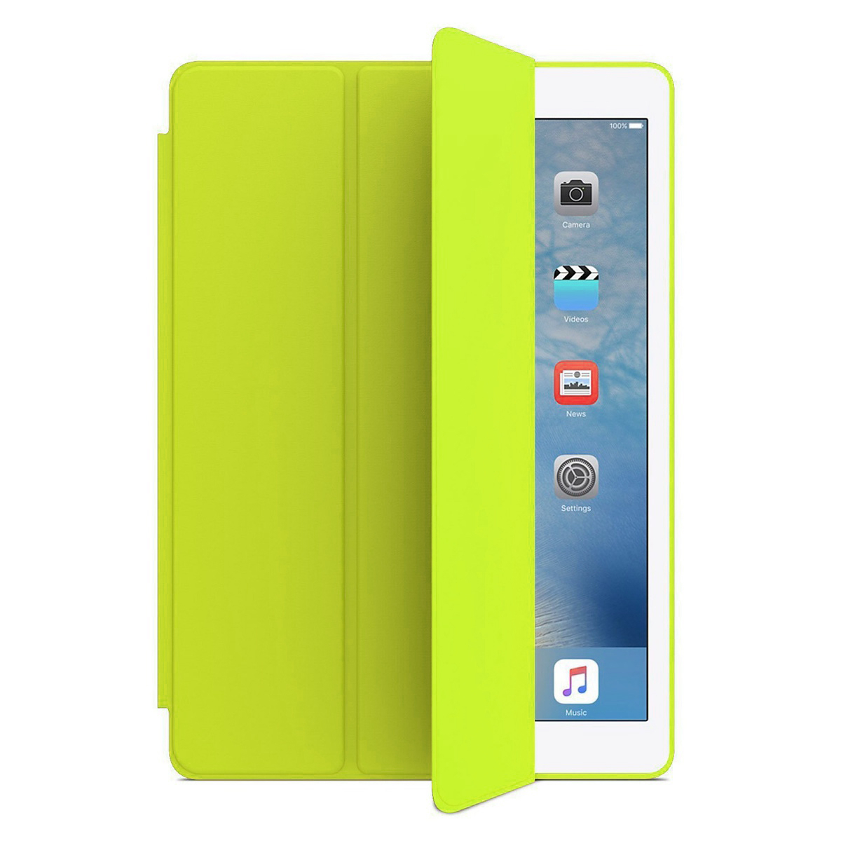 Läderfodral med ställ, iPad 10.2 (2019-2020), grön