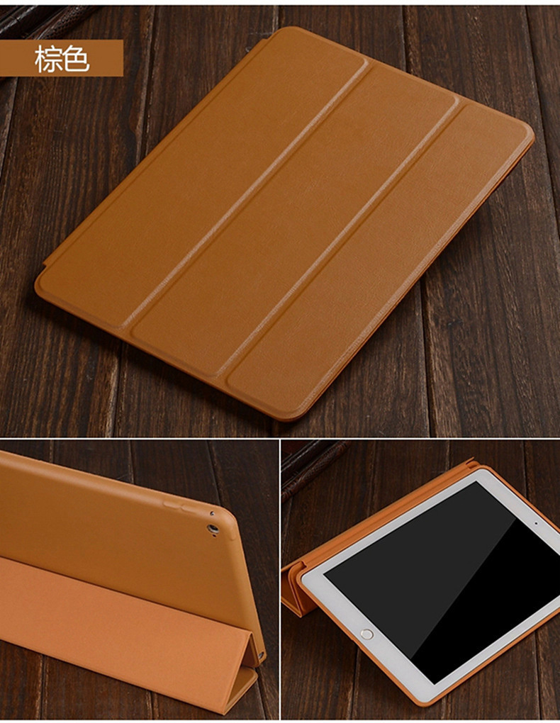 Läderfodral med ställ, iPad Pro 12.9 (2018), brun