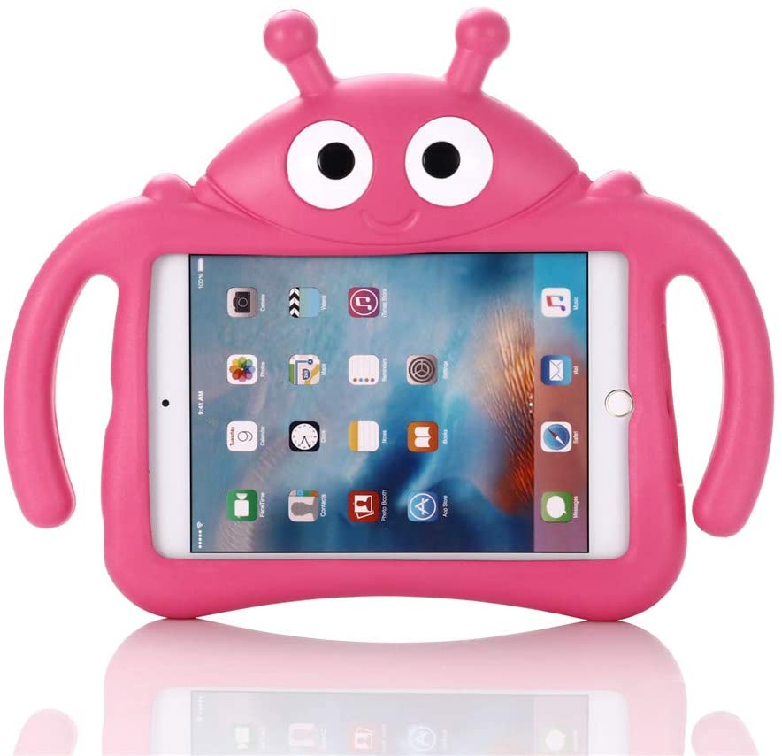 Nyckelpiga barnfodral, iPad Mini/2/3/4/5, rosa