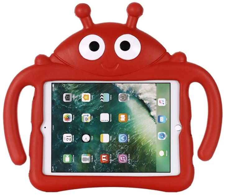 Ladybug? barnfodral till iPad 5/6/Pro 9.7/iPad 9.7 (2017-2019), röd