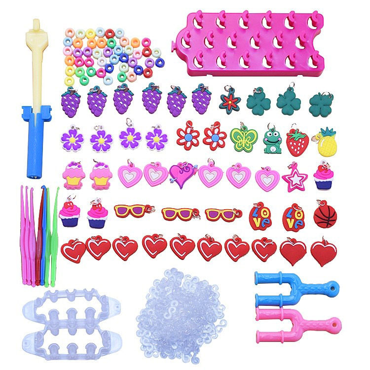 Loom Bands kit 15.000 st band - Gör egna armband & figurer