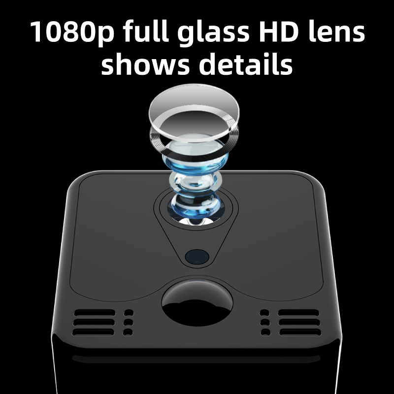 Trådlös spionkamera med rörelsedetektering, 1080P, 2600mAh