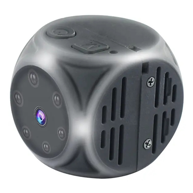 Magnetisk spionkamera med rörelsedetektor, 1080p, 24x24x25mm