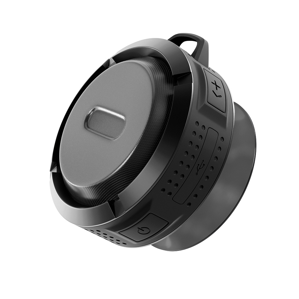 Maxlife MXBS-01 Bluetooth-högtalare med sugpropp, 3W, svart