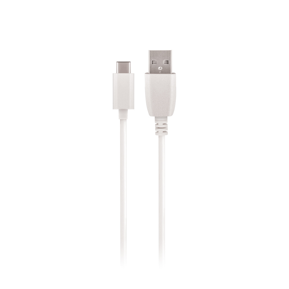 Maxlife USB-C-kabel, 1A, 1m, vit