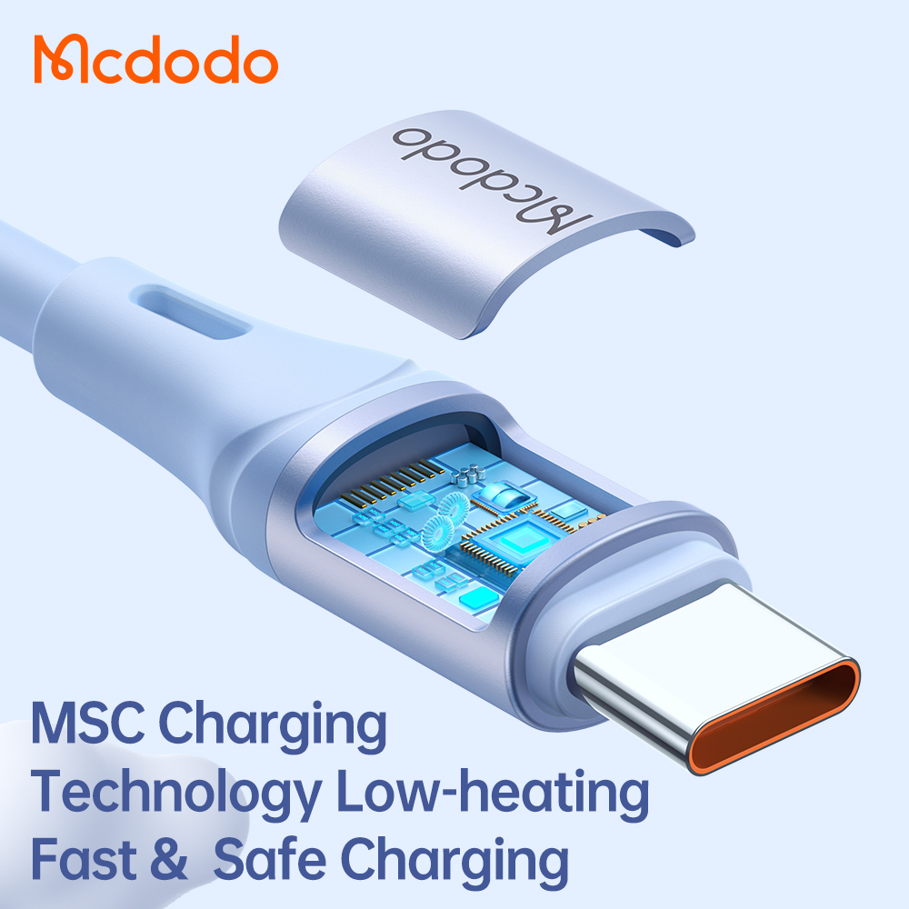 McDodo CA-184 USB-C kabel, QuickCharge, 100W, 5A, 0.2m, svart