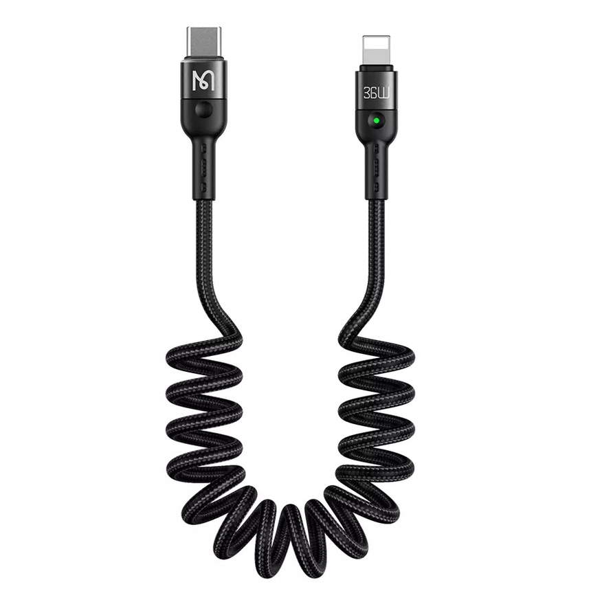 McDodo CA-196 Flexibel USB-C till Lighting-kabel, PD, 36W, 1.8m