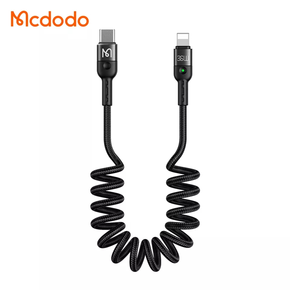 McDodo CA-196 Flexibel USB-C till Lighting-kabel, PD, 36W, 1.8m