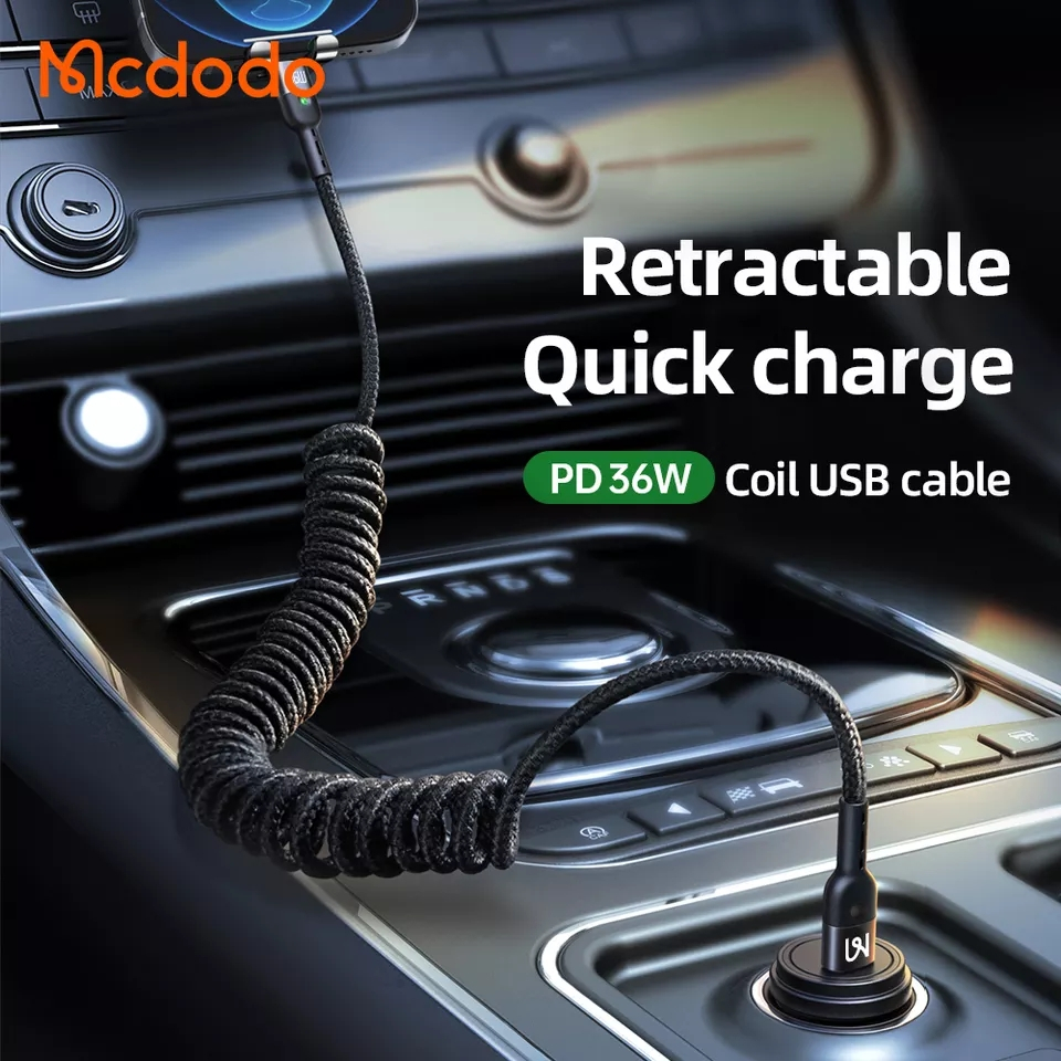 McDodo CA-196 Flexibel USB-C till Lighting-kabel, PD, 36W, 1.8m