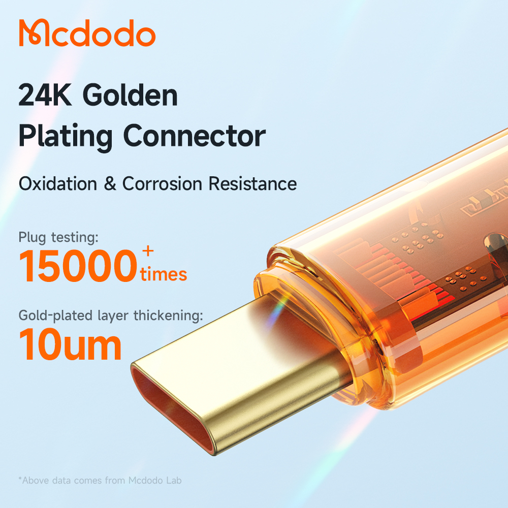 McDodo CA-2110 USB-C till USB-C kabel, PD, QC4.0, 100W, 5A, 1.2m
