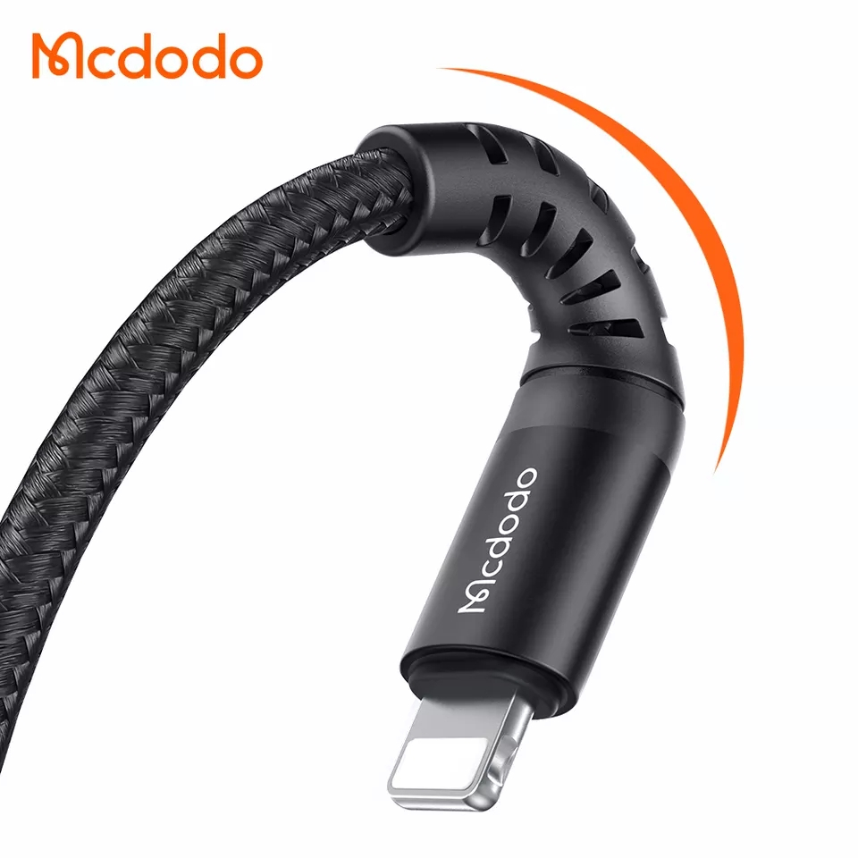 McDodo CA-226 Lightning-kabel, 3A, 0.2m, svart