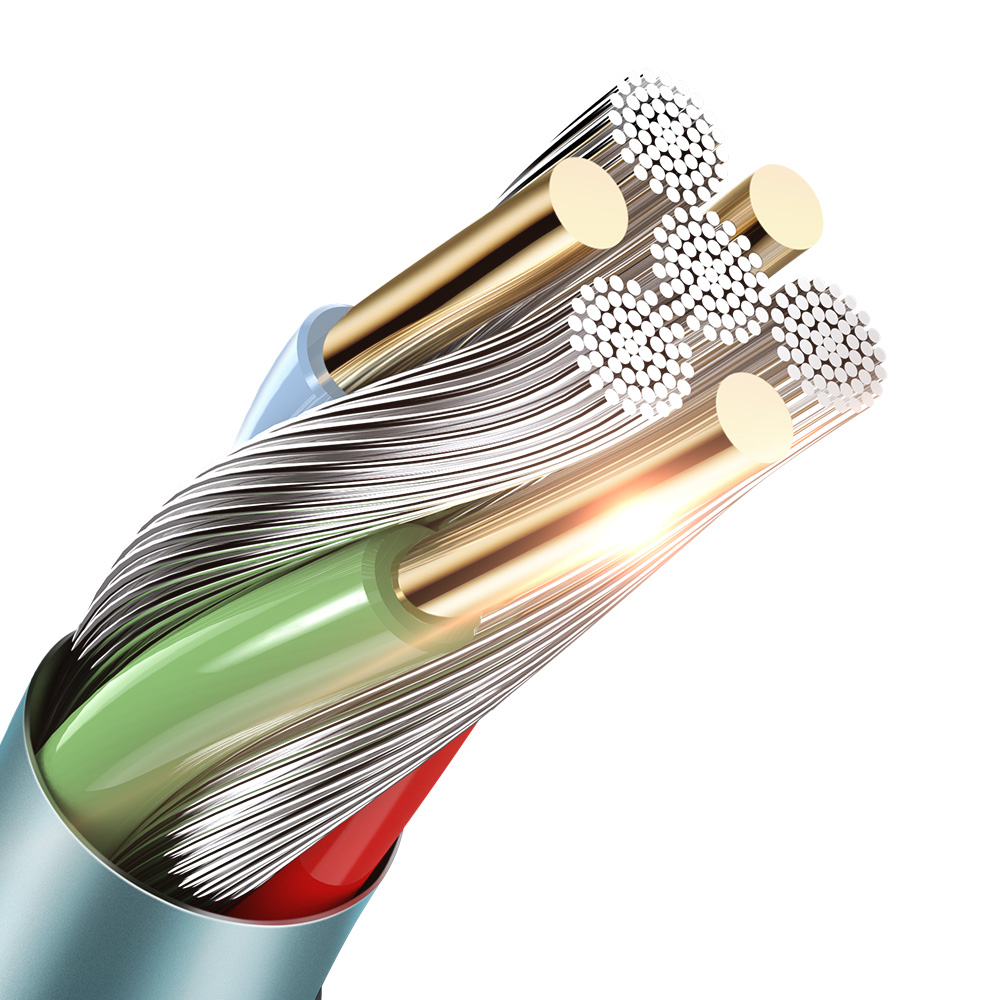 McDodo CA-550 3-i-1 magnetisk kabel, 2.4A, 1.5m